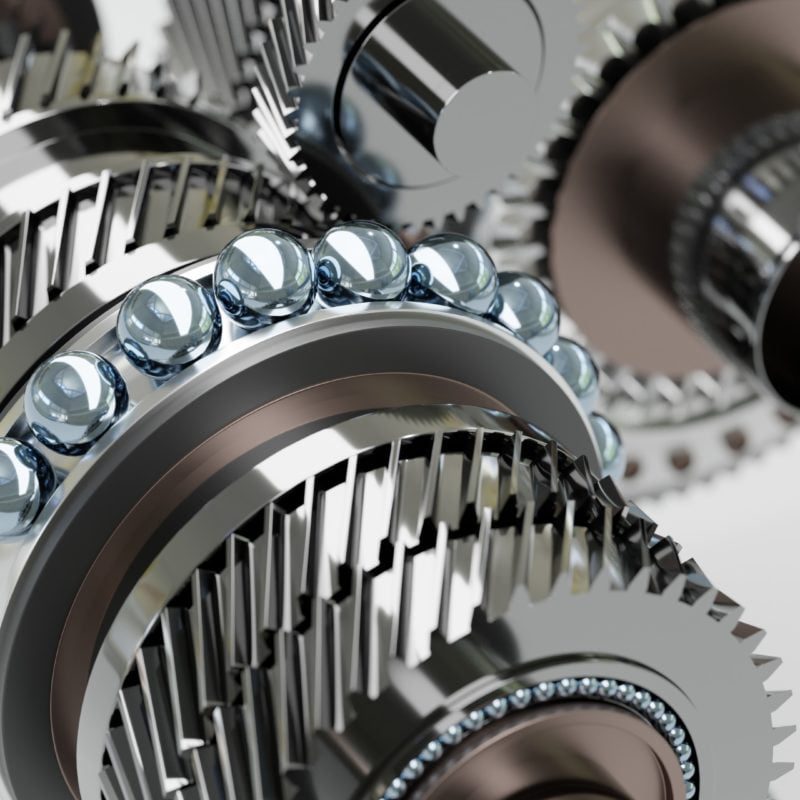 Poglądowe wizualizacje 3d przekładni