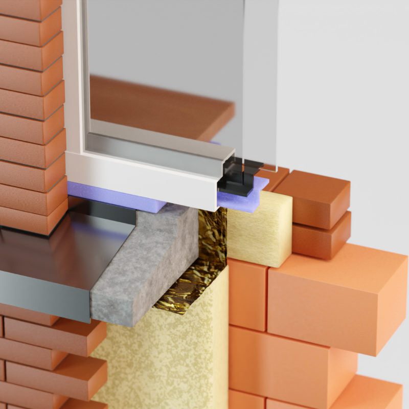 Wizualizacje 3d przekrojów budowlanych