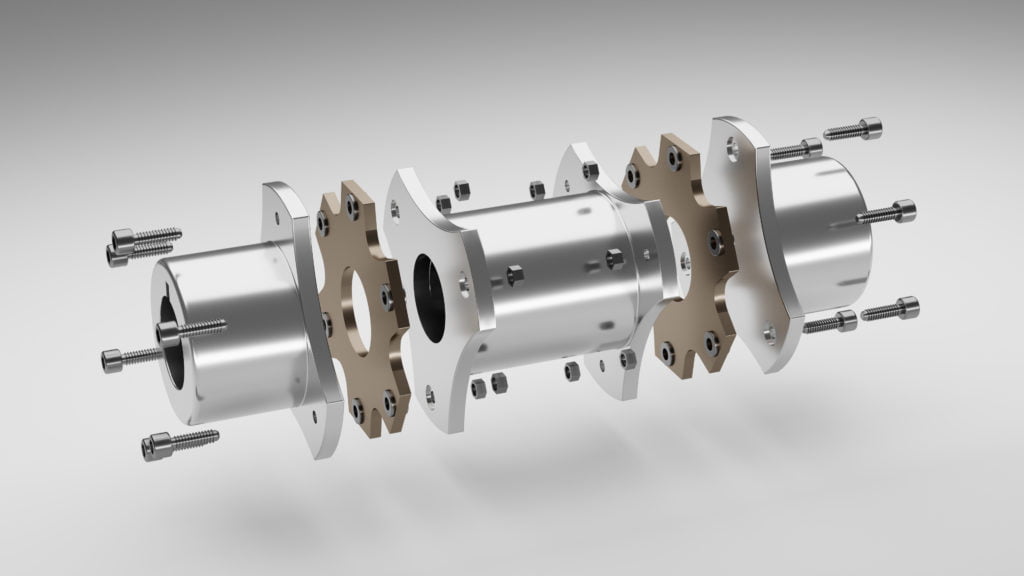 Wizualizacja sprzęgła dyskowego