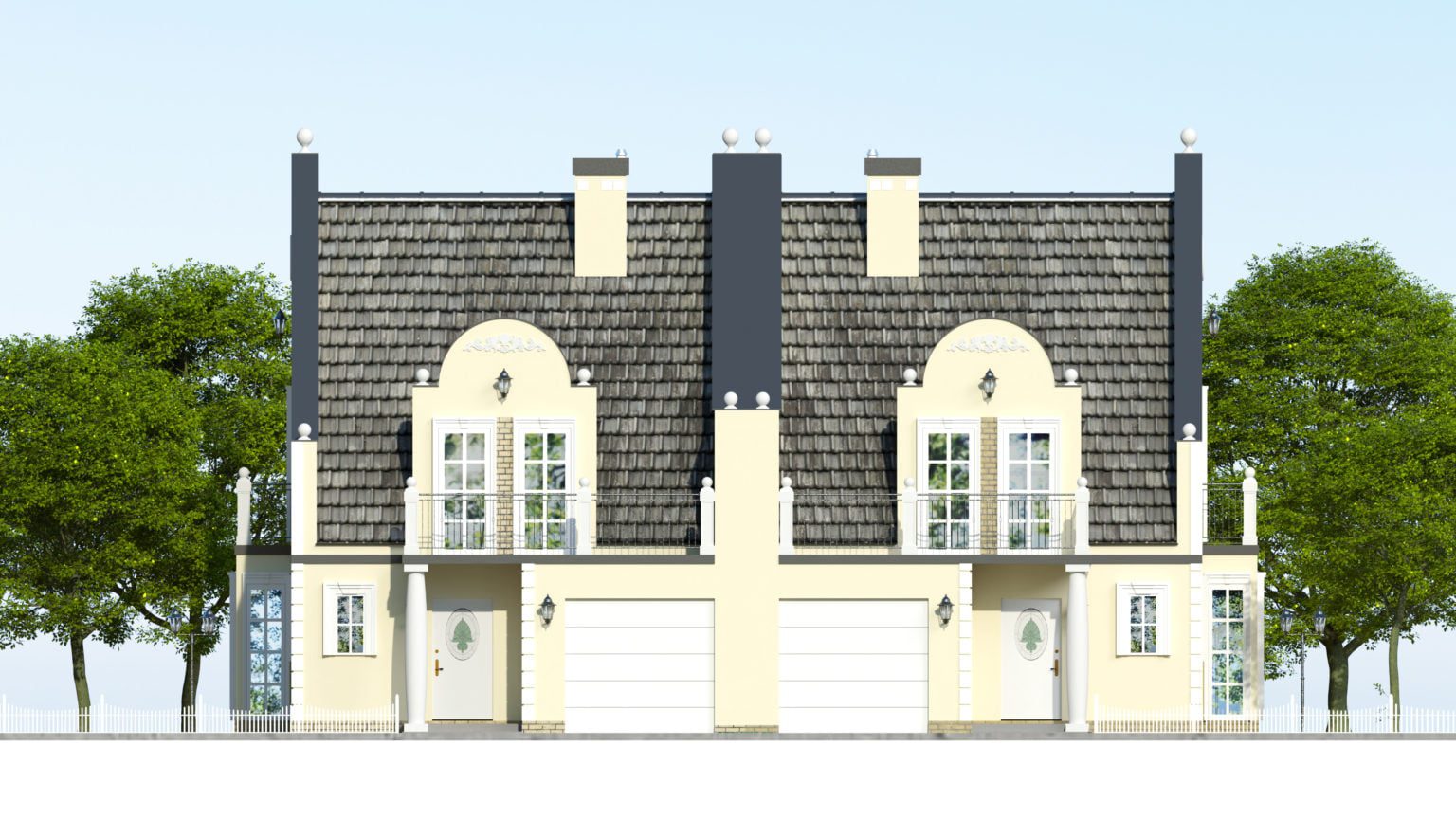 Wizualizacja elewacji 3d