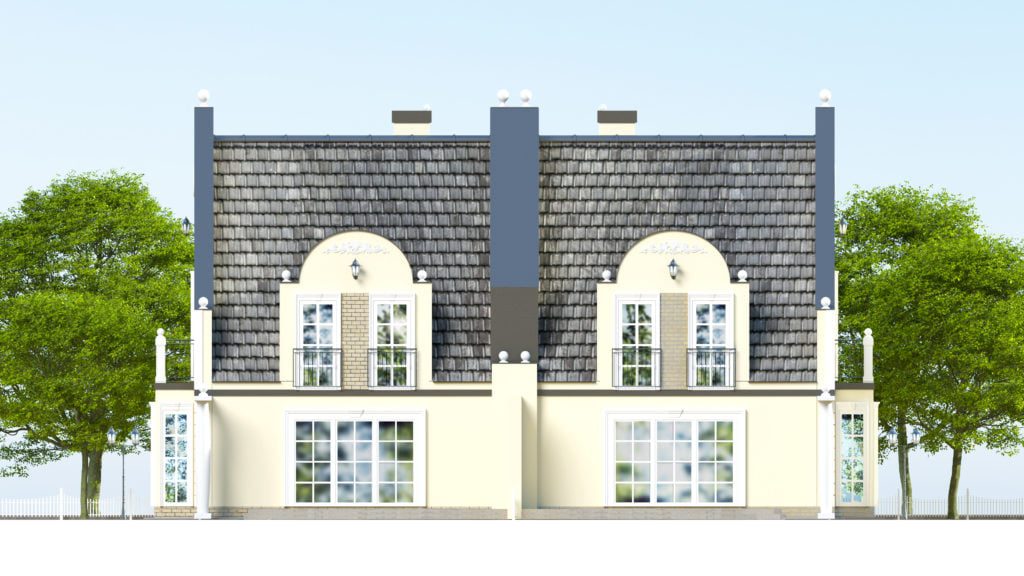 Wizualizacja elewacji 3d