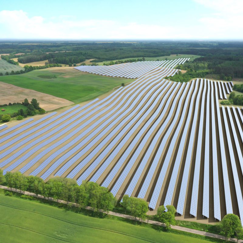 Wizualizacje 3d elektrowni fotowoltaicznej