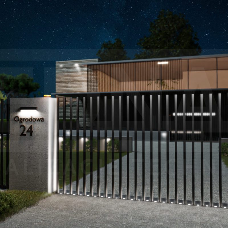 Wizualizacje 3d nowoczesnych bram