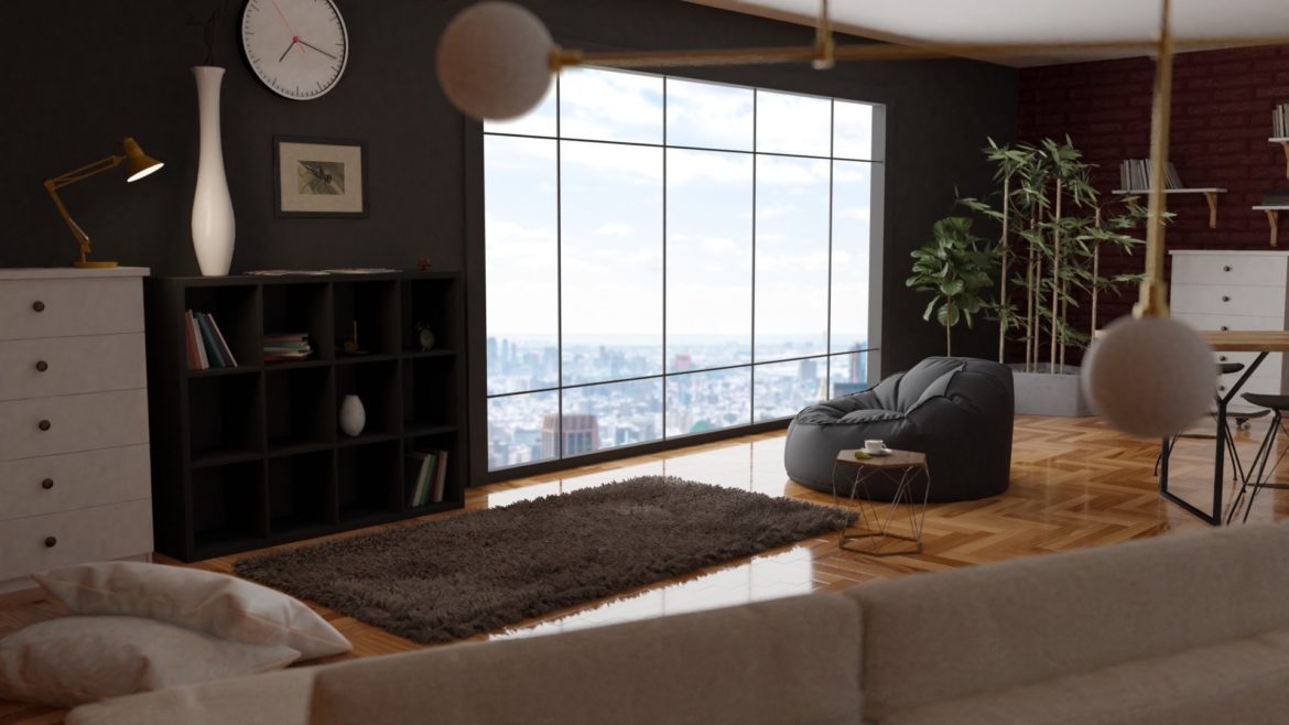 Wizualizacja 3d mieszkania