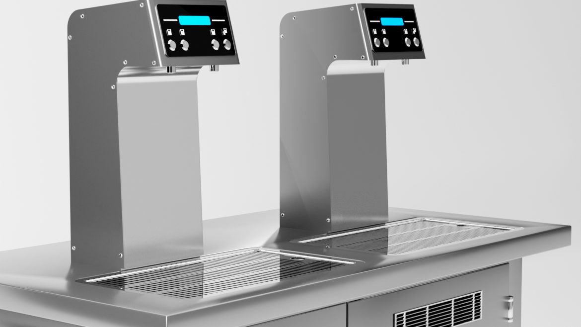 Produktowe wizualizacje 3d dystrybutora wody