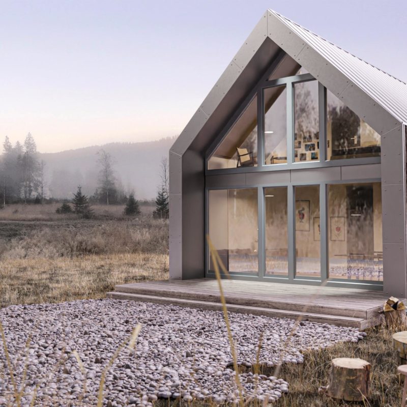 Wizualizacja 3d domu letniskowego