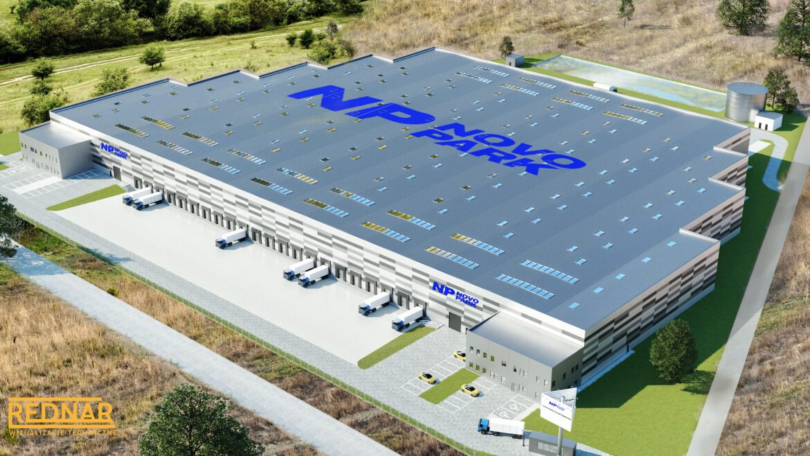 Wizualizacje 3d Parku przemysłowo-logistycznego