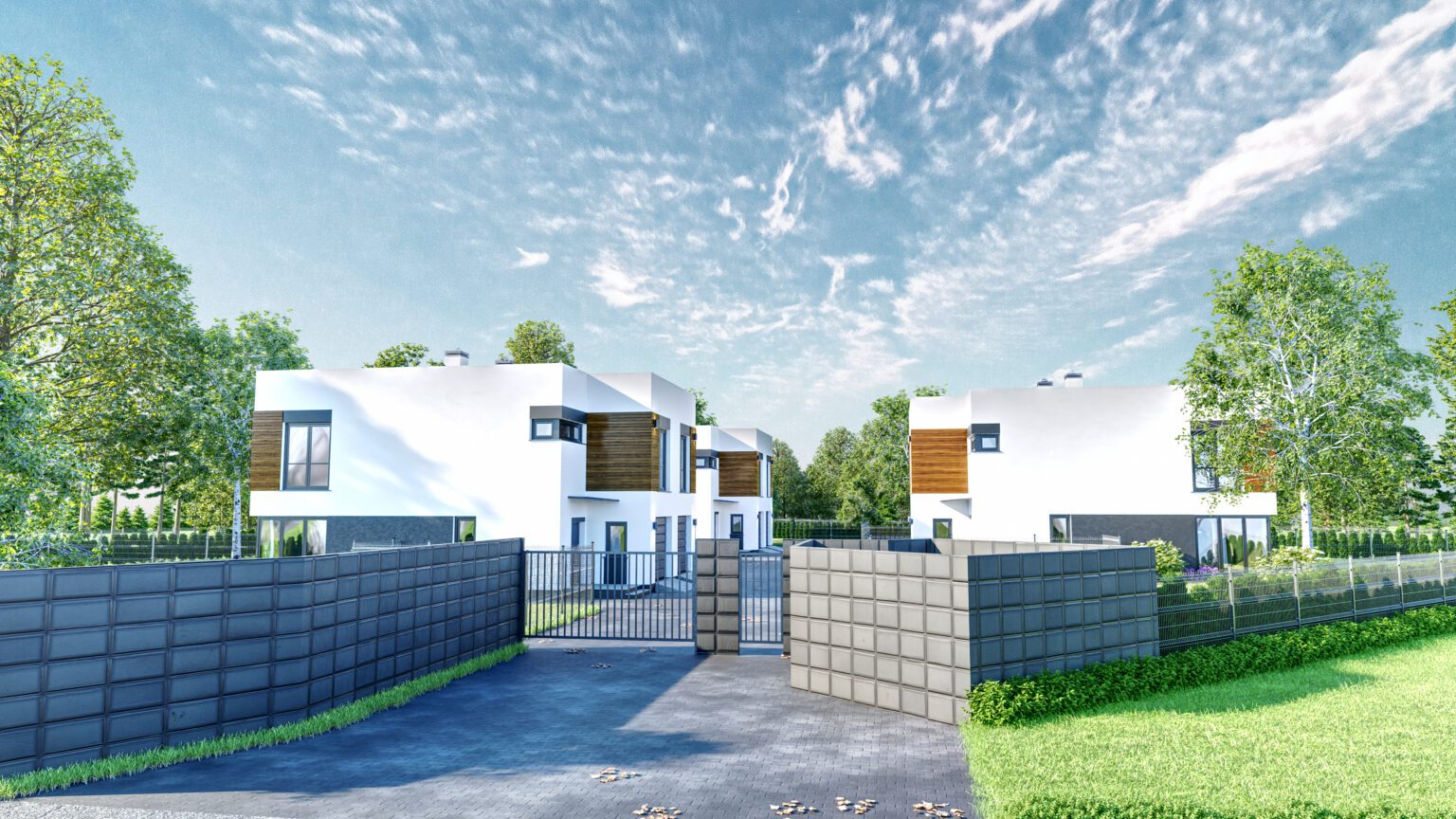 Wizualizacja osiedla w Brwinowie