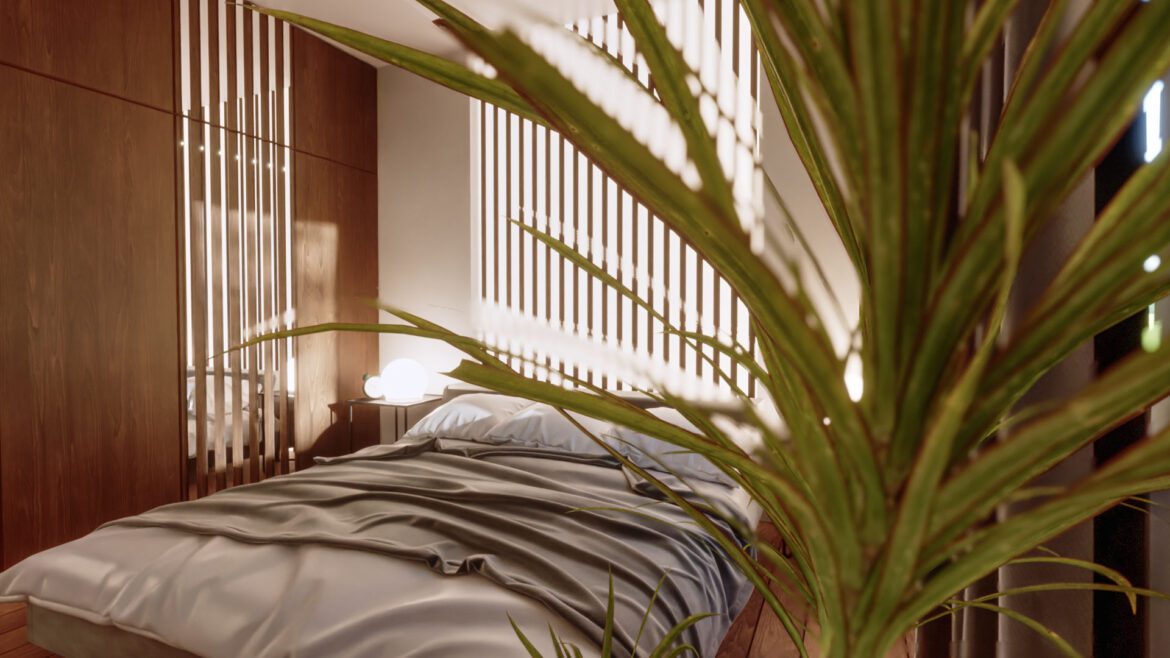 Wizualizacje 3d nowoczesnego mieszkania