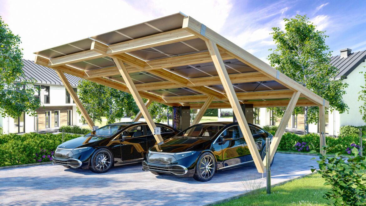 Wizualizacje 3d carportu