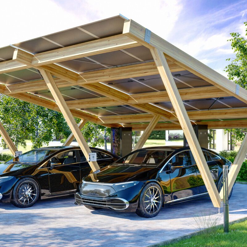 Wizualizacje 3d carportu