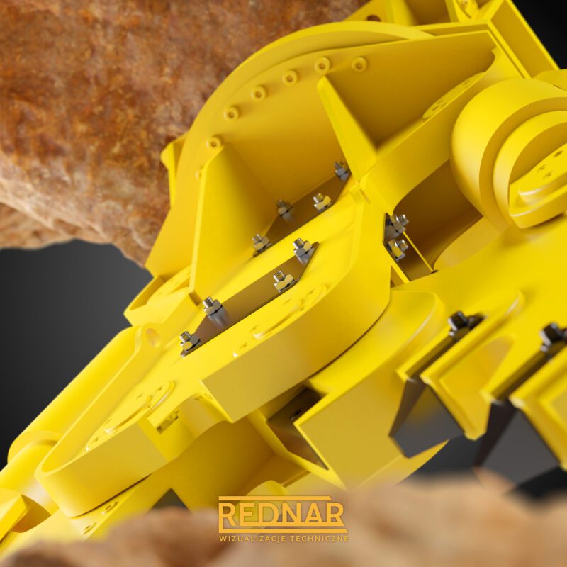 Wizualizacje sprzętu do wyburzeń